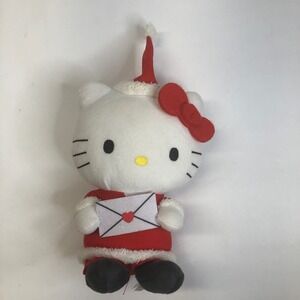 2021 Holiday Hello Kitty 13" Stuffed Animal‎ Plush Sario Santa Hat